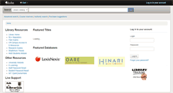 Desktop Screenshot of opac.library.strathmore.edu