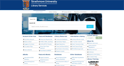 Desktop Screenshot of library.strathmore.edu